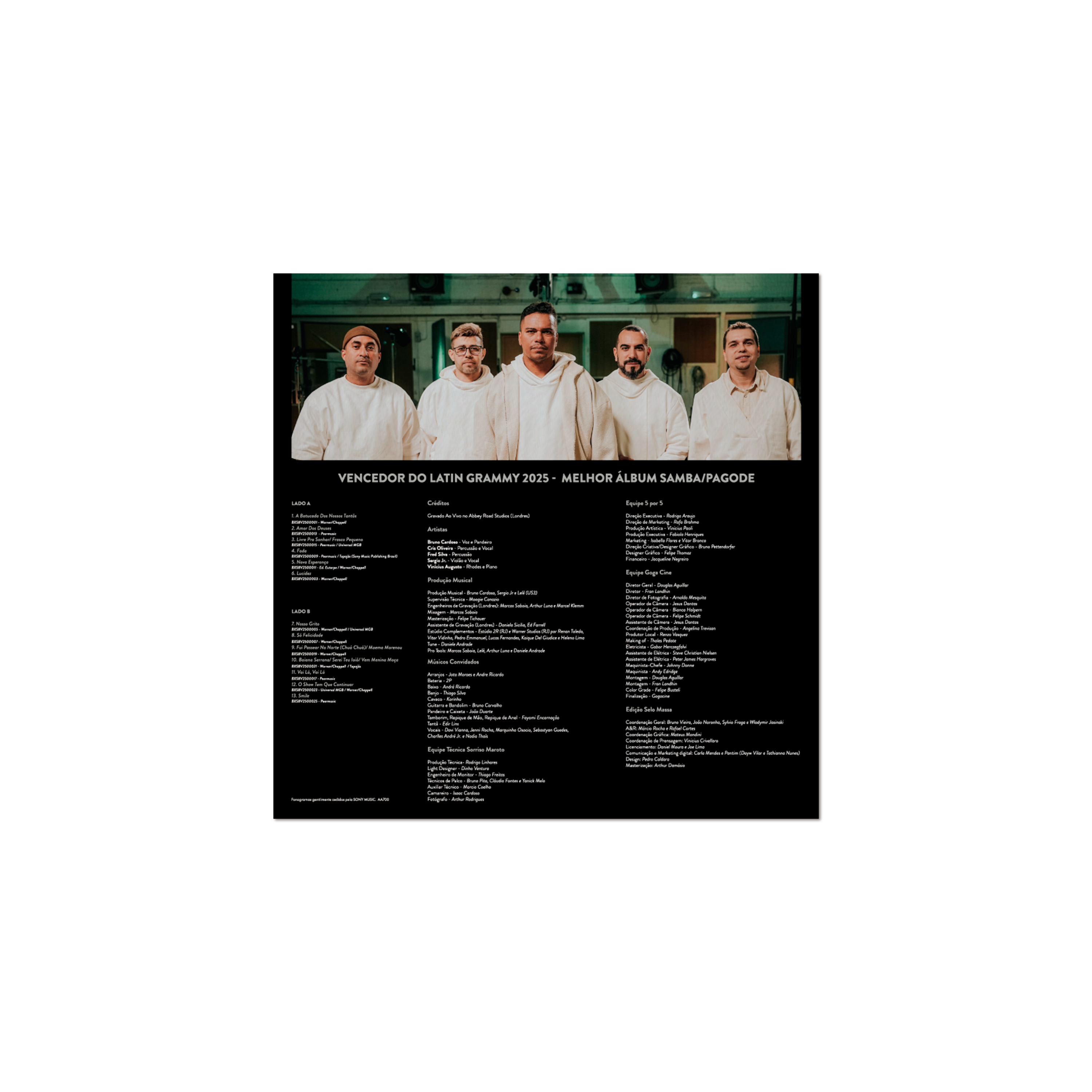 SORRISO MAROTO - SORRISO EU GOSTO NO PAGODE VOL. 3 (LP) - HOMENAGEM AO FUNDO DE QUINTAL (GRAVADO EM LONDRES)