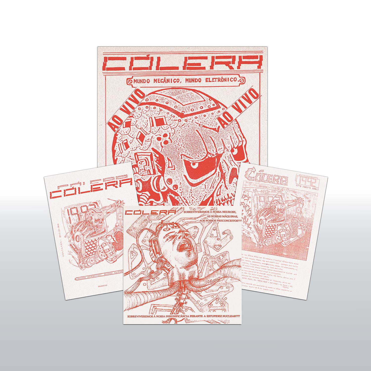 CÓLERA - MUNDO MECÂNICO, MUNDO ELETRÔNICO (LP)