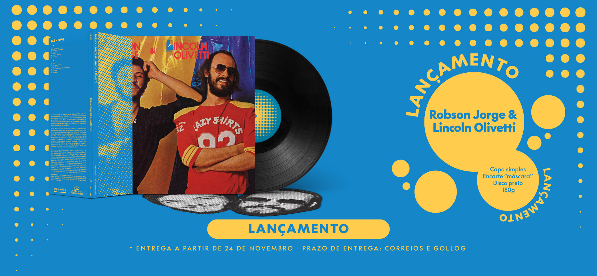 Três Selos Rocinante - Discos de vinil e Clube de assinatura
