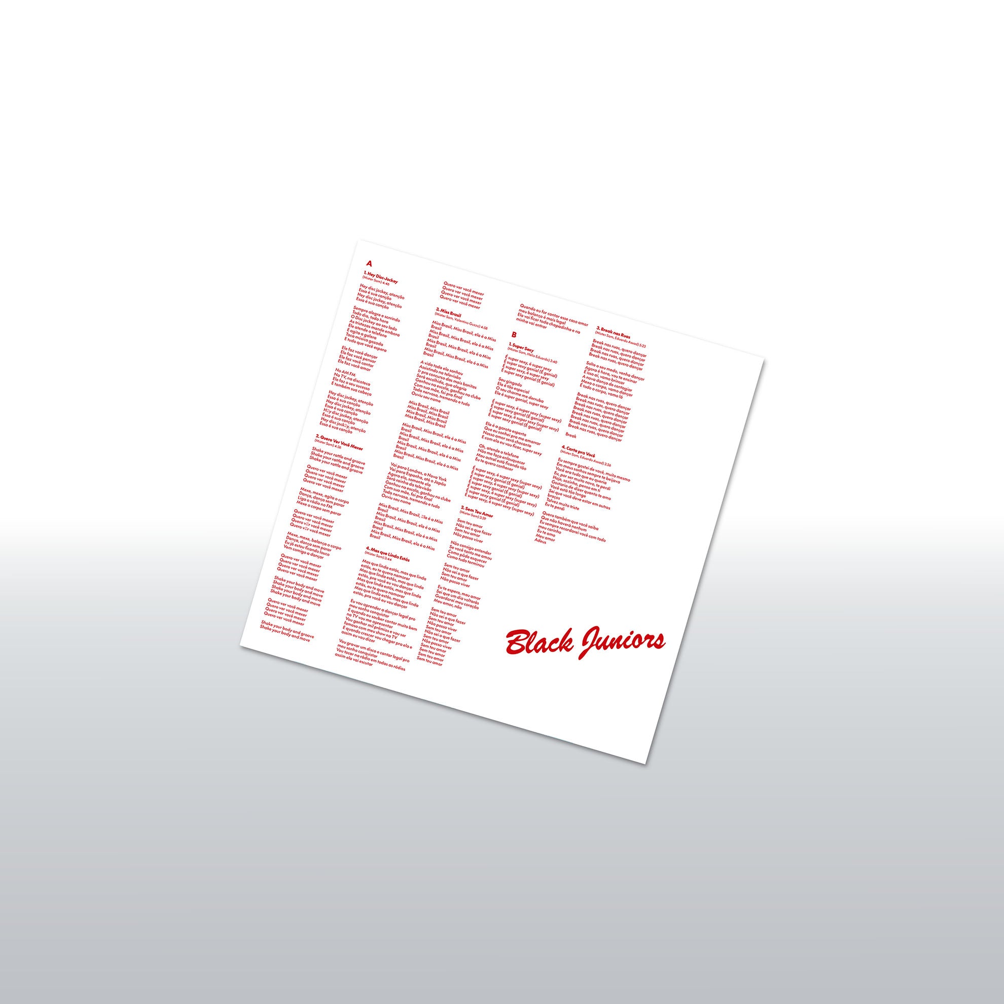 BLACK JUNIORS - BREAK (LP)