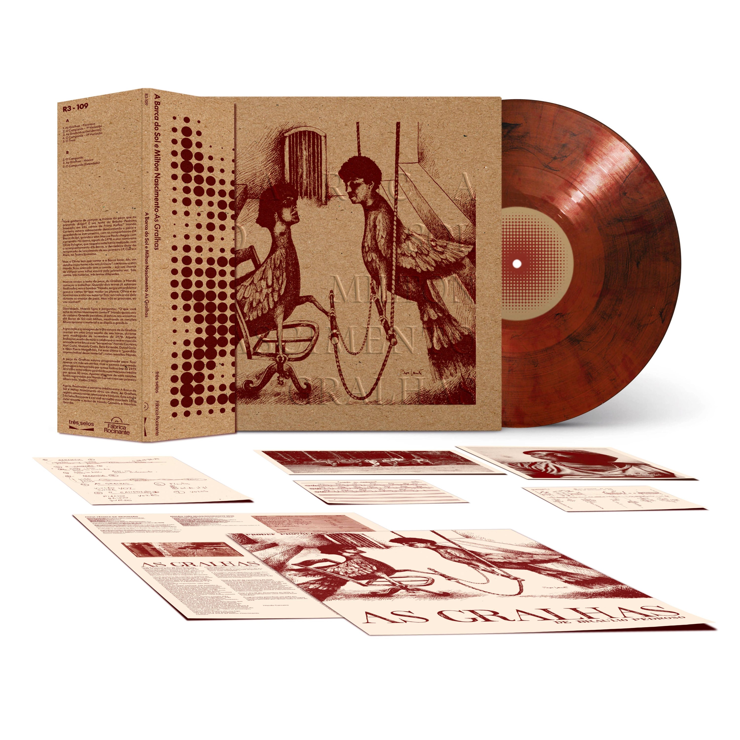 A BARCA DO SOL E MILTON NASCIMENTO - AS GRALHAS (LP)