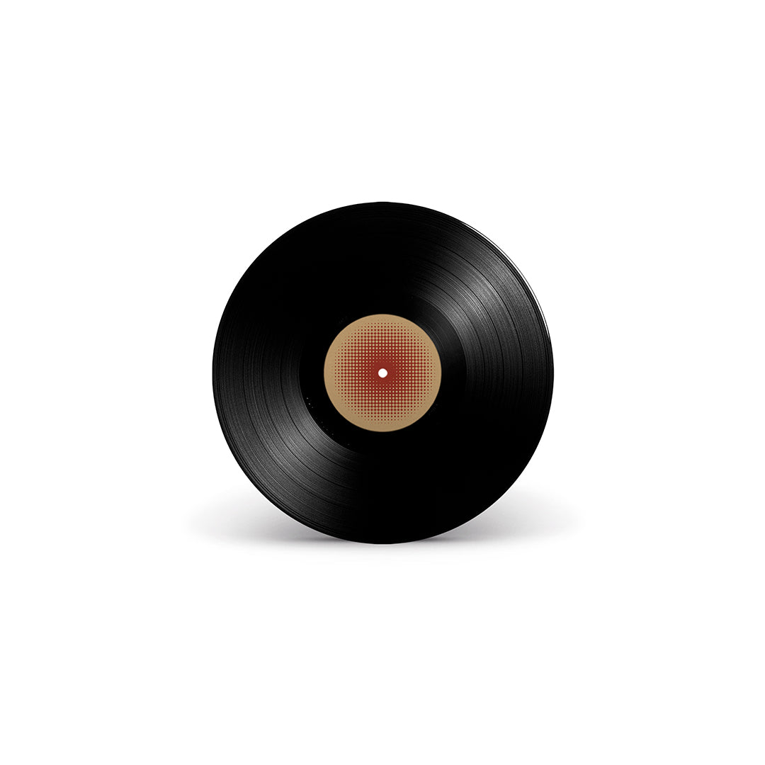 Disco de vinil preto de As Gralhas, de A Barca do Sol e Milton Nascimento, com selo central em tons bege e vermelho.