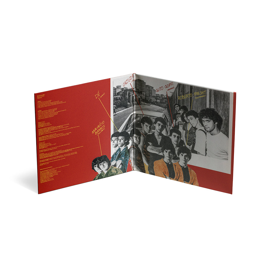 Capa gatefold aberta do álbum do Barão Vermelho (disco de vinil),