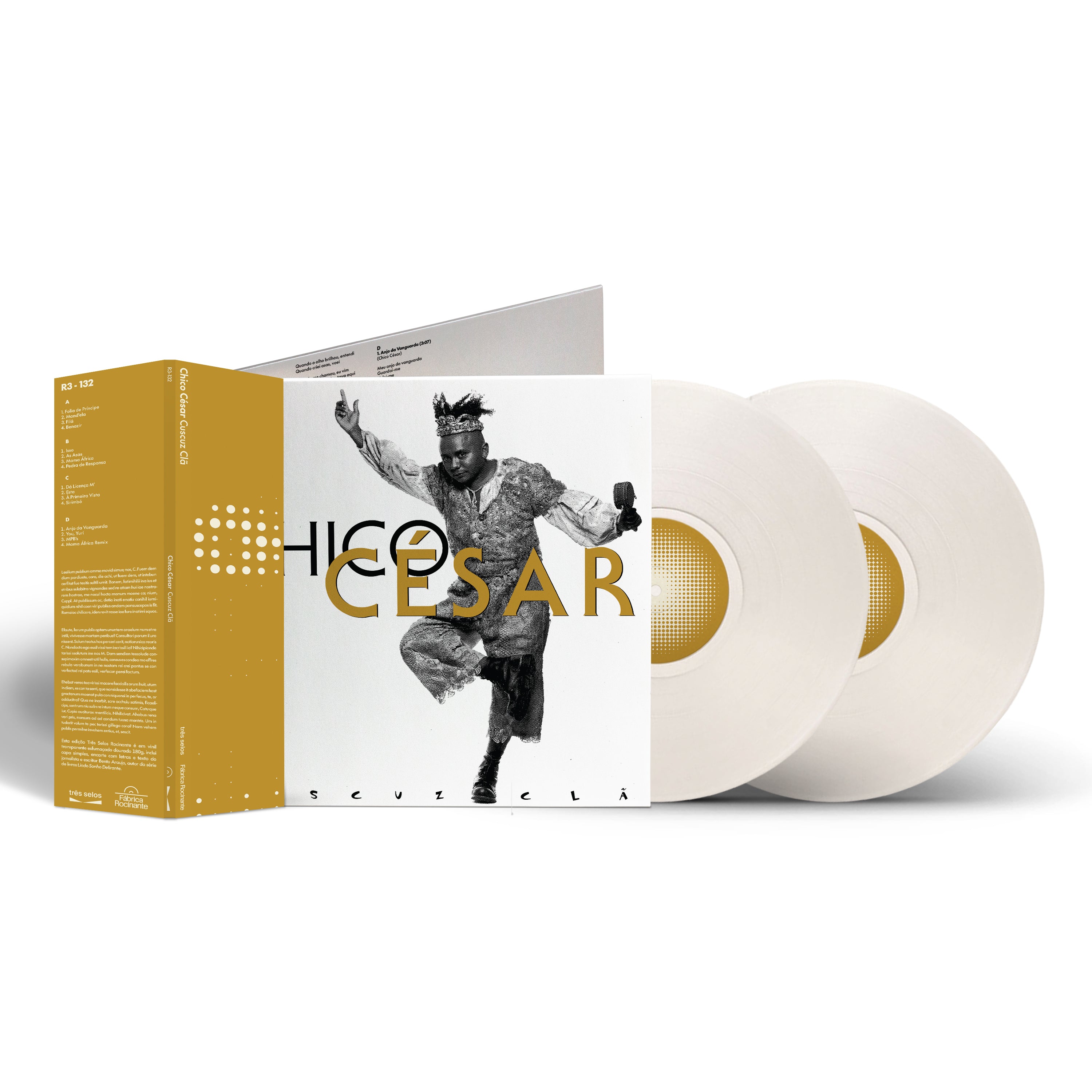 LP Chico César - Cuscuz Clã - Vinil Duplo