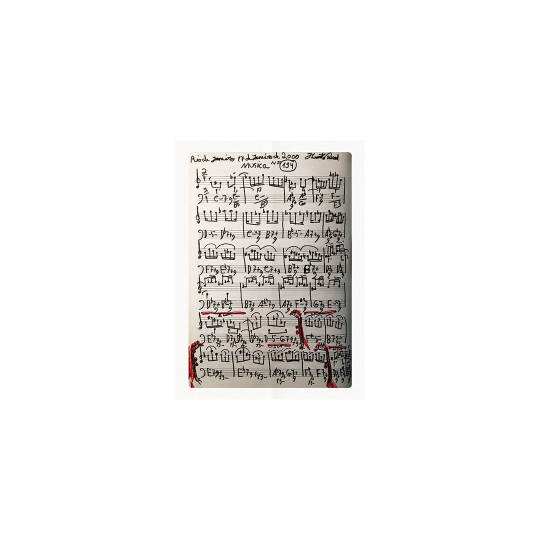 Encarte do LP Pra Você, Ilza com as letras das faixas, tipografia nítida e legível.