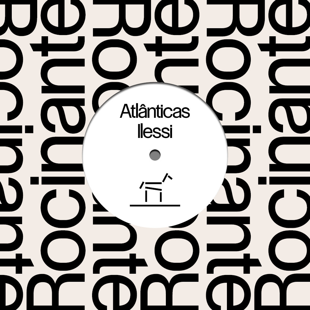 Capa frontal do disco de vinil "Atlânticas" da Ilessi, destacando o design original do álbum.