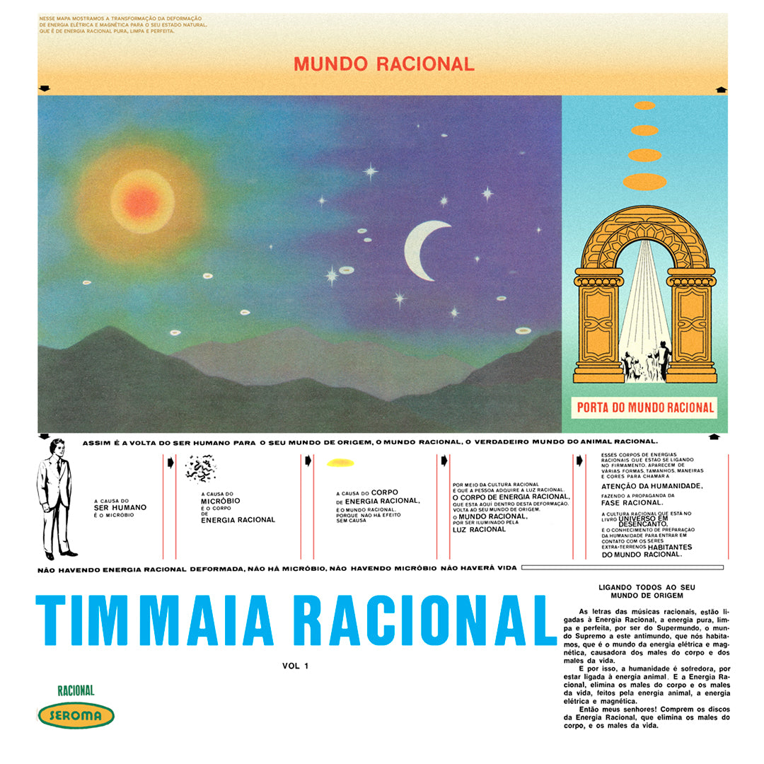 Capa do álbum Racional Vol. 01 de Tim Maia (disco de vinil) no clube de assinaturas plano mensal.